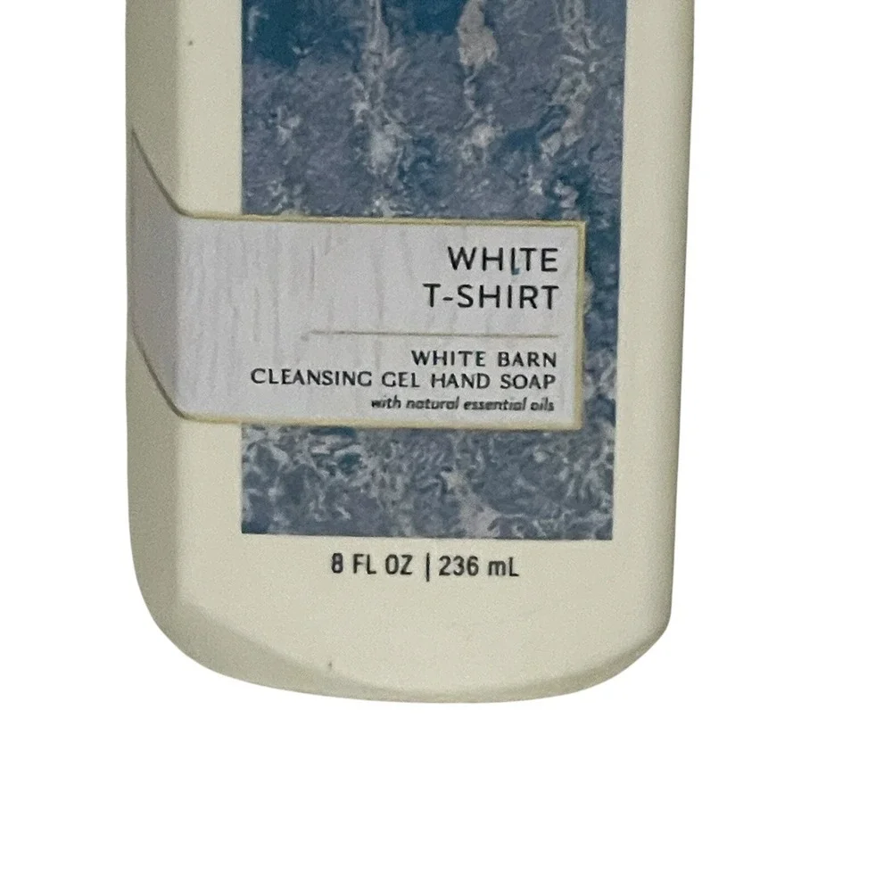 Bath Body Works Hand Soap White T-shirt‎ Cleansing Gel White Barn New Sealed
